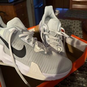 Nike White and Black Athletic Shoes